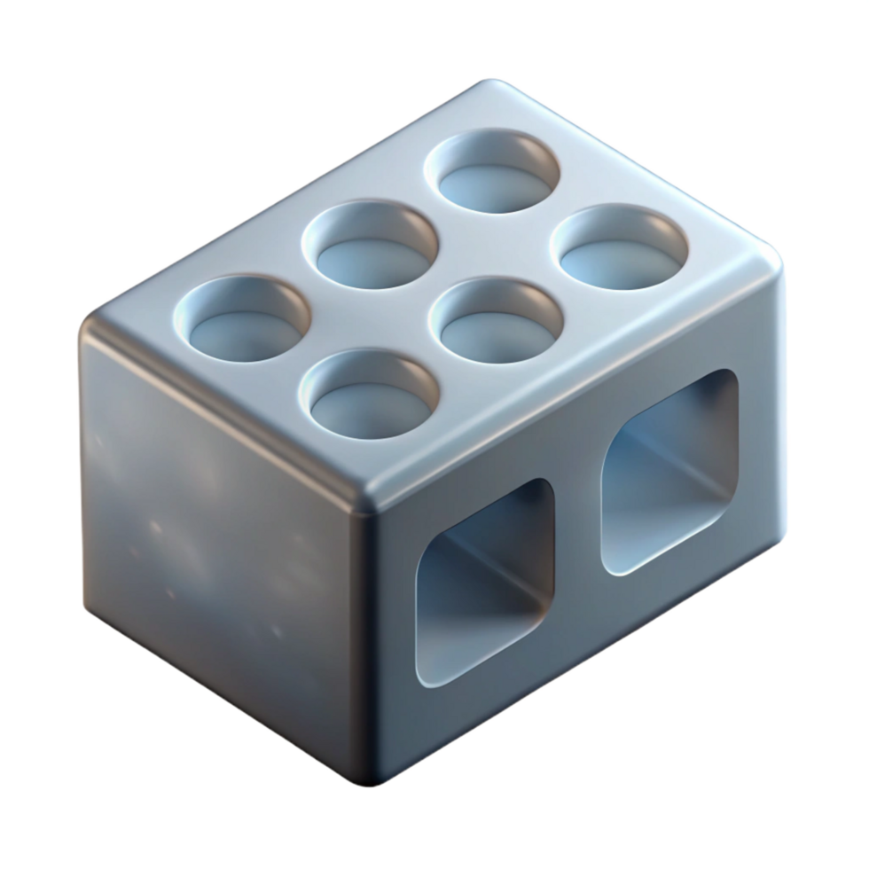 impressive passionate gothic Cinder block, NO BACKGROUND with Transparent Background. professional png