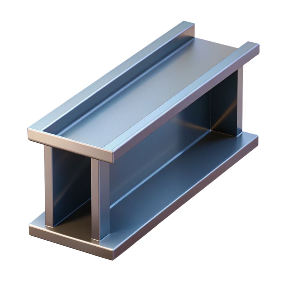 extraordinary art deco Steel I-beam, NO BACKGROUND with Transparent Background. original png