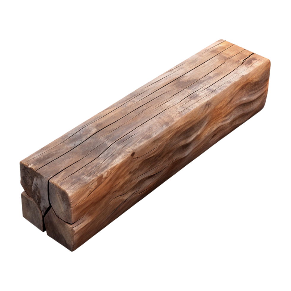 ethereal elegant Wooden beam, weathered, NO BACKGROUND with Transparent Background. elite png