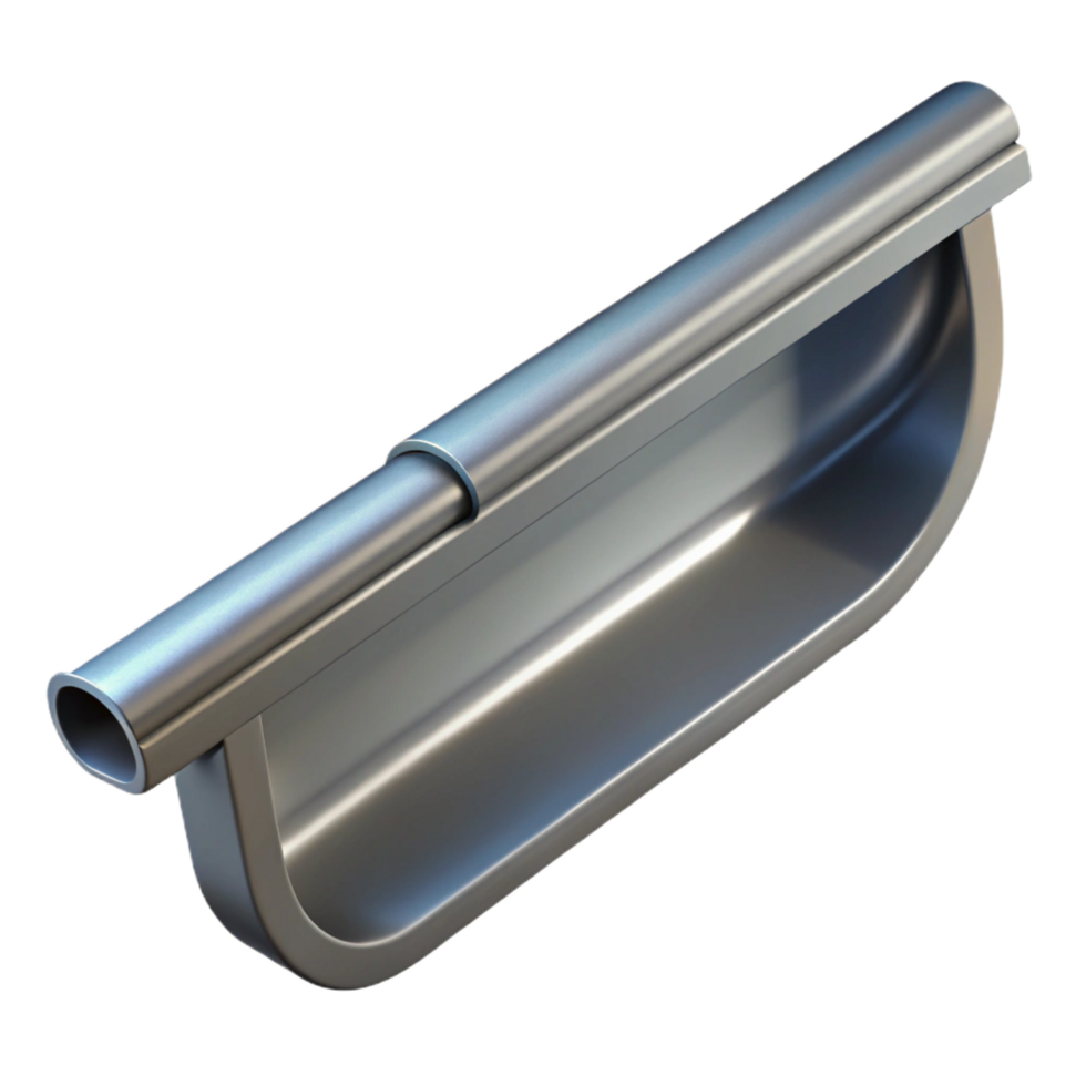 glorious coveted Gutter, aluminum, NO BACKGROUND with Transparent Background. png