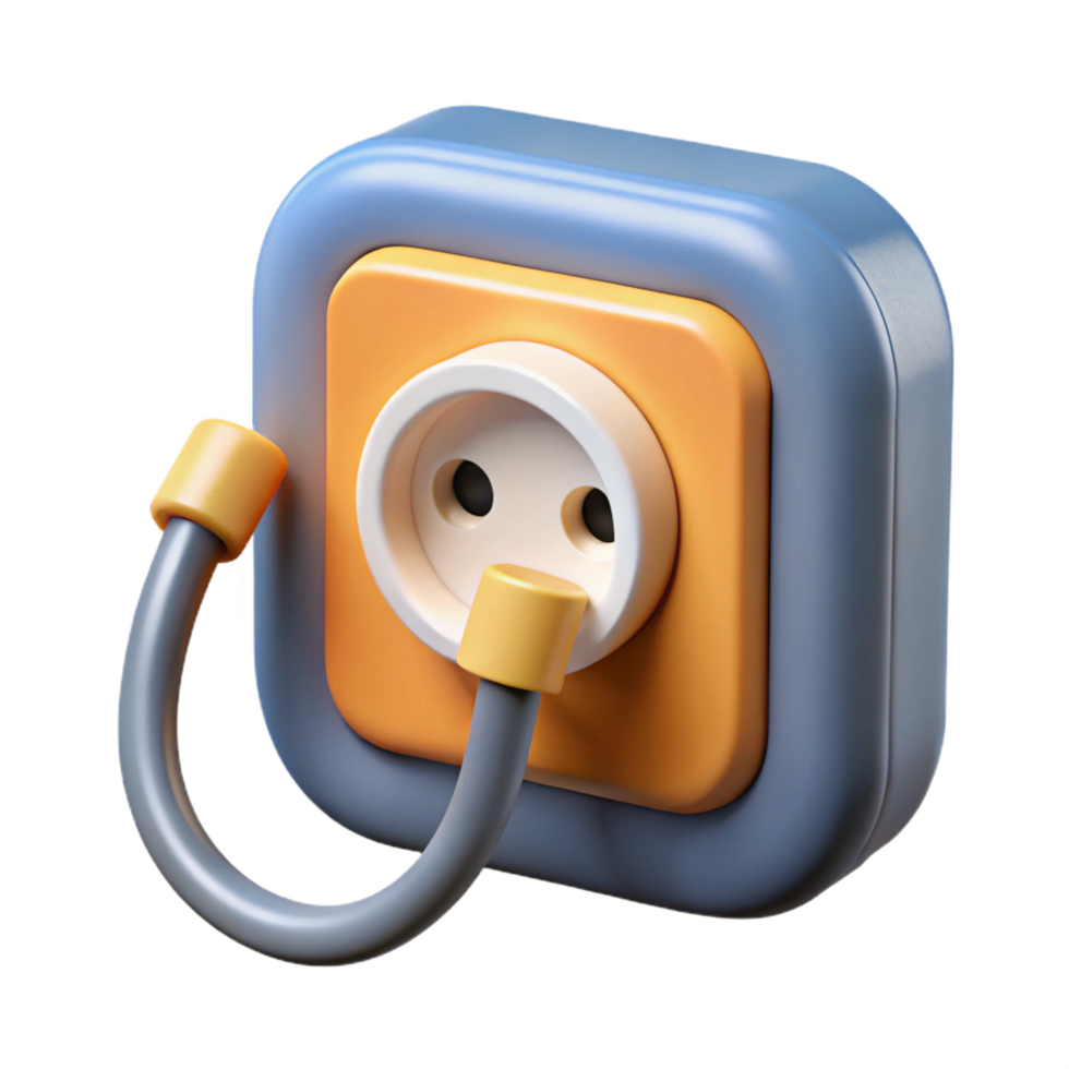 elegant tropical Electrical outlet, NO BACKGROUND with Transparent Background. exclusive png