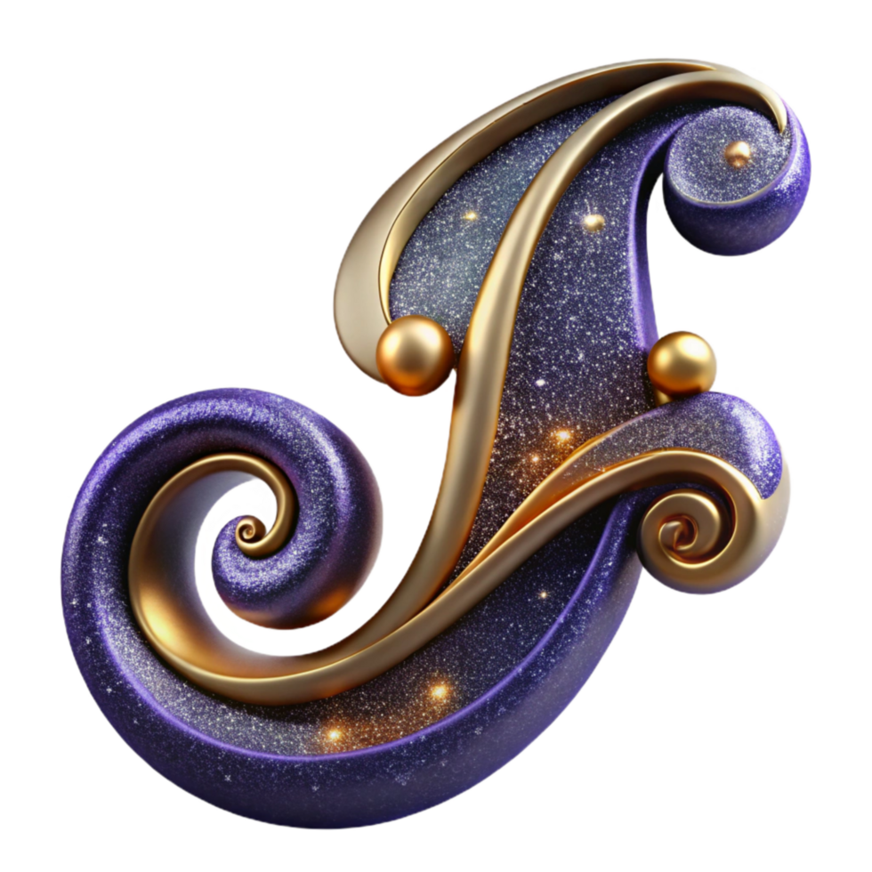 extraordinary artistic Cursive Letter J Cutout Elegant Swirls png