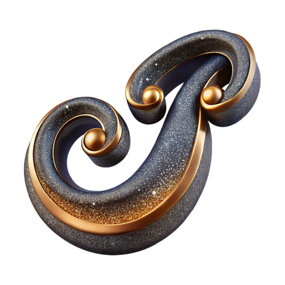 beautiful traditional Cursive Letter J Cutout Elegant Swirls authentic png
