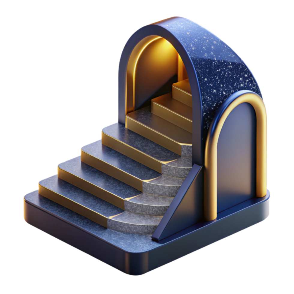 extraordinary abstract Curved Staircase Blueprint Detail Cutout with Shadow Effect original png