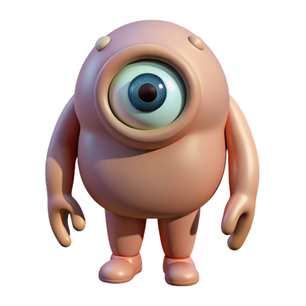 immaculate victorian Cyclops, one-eyed giant NO BACKGROUND with Transparent Background. flawless png
