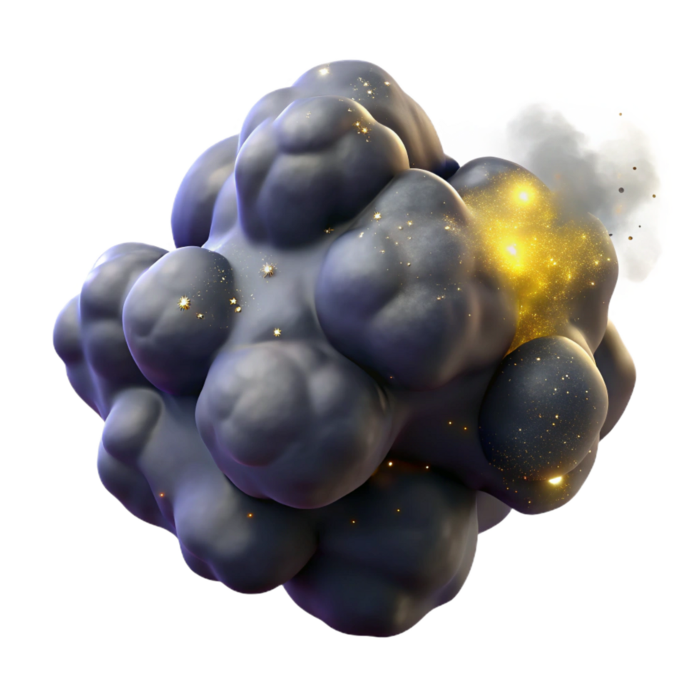magnificent traditional Dark Gray Smoke Plume Isolated on Transparent Background exclusive png