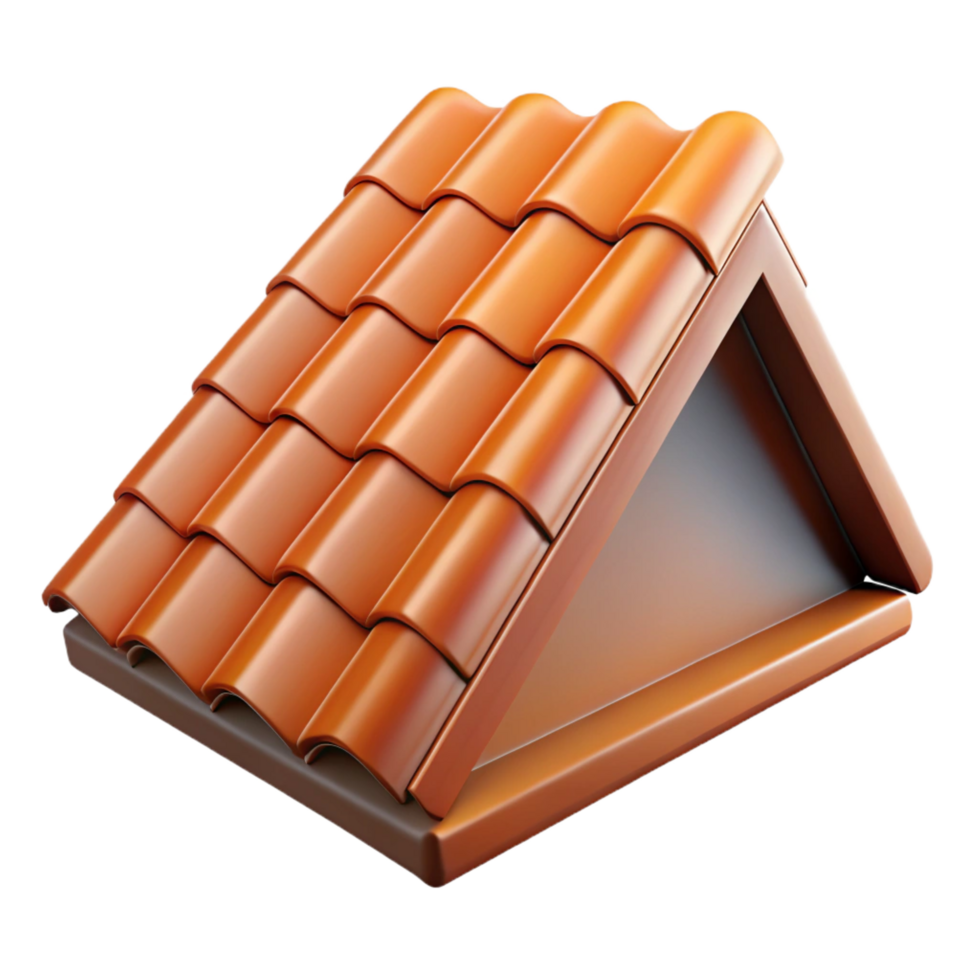 fascinating dramatic artistic Roof shingle, NO BACKGROUND with Transparent Background. expertly shot png