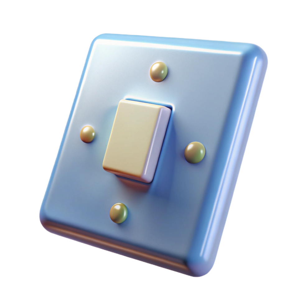 glorious classic Light switch plate, NO BACKGROUND with Transparent Background. masterfully captured png