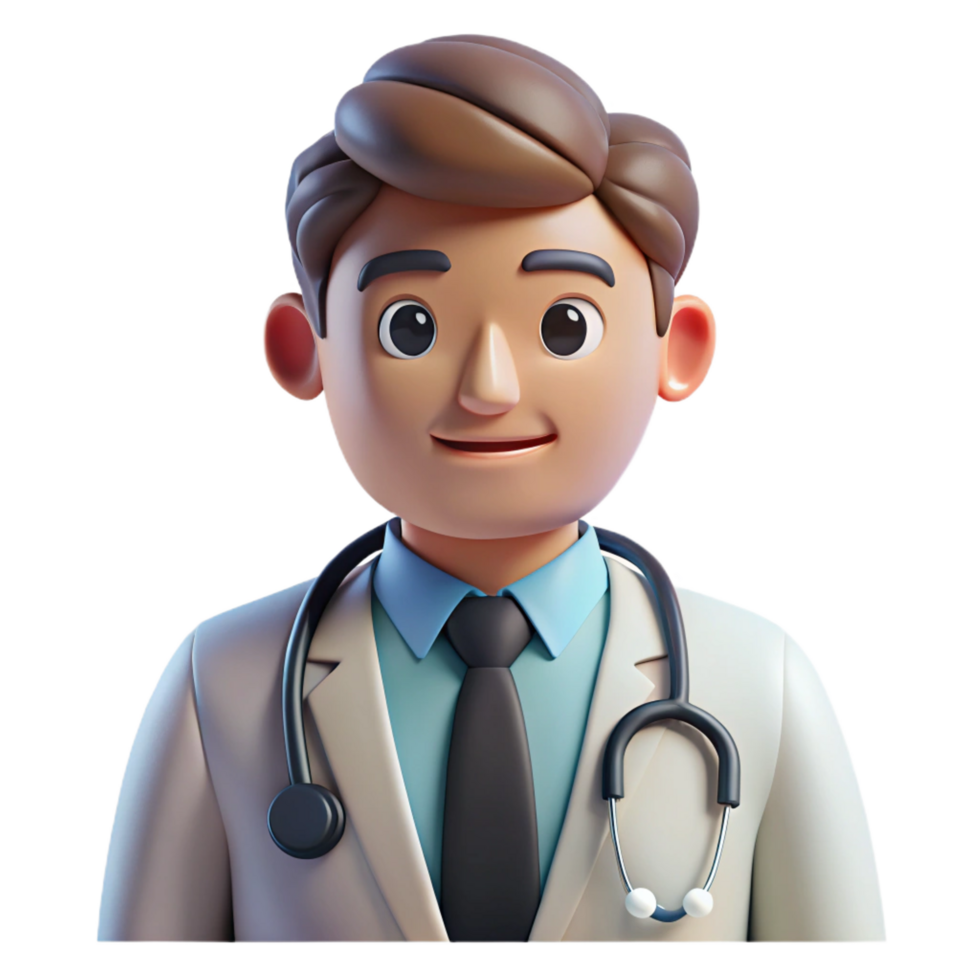 extraordinary calm victorian Doctor, stethoscope, serious expression, NO BACKGROUND with Transparent Background. exclusive png