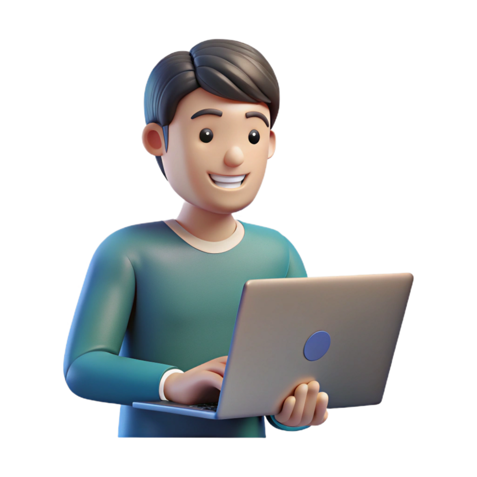 glorious intense victorian Writer, laptop, typing, NO BACKGROUND with Transparent Background. fine detail png