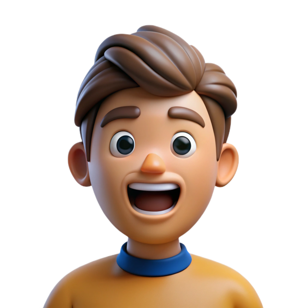 glorious abstract Cartoon character, exaggerated features, comical, NO BACKGROUND with Transparent Background. fine detail png