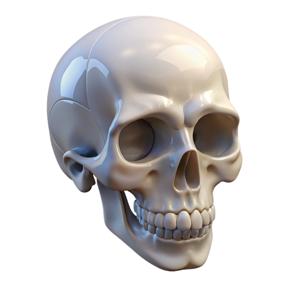 spectacular standout Skull, human, bone, NO BACKGROUND with Transparent Background. png