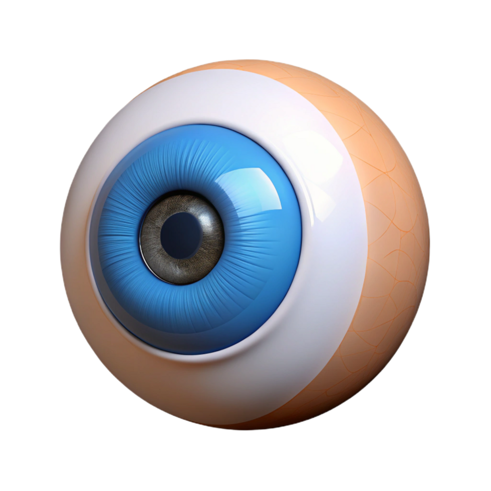 immaculate energetic elegant Eye, human, iris, NO BACKGROUND with Transparent Background. original png