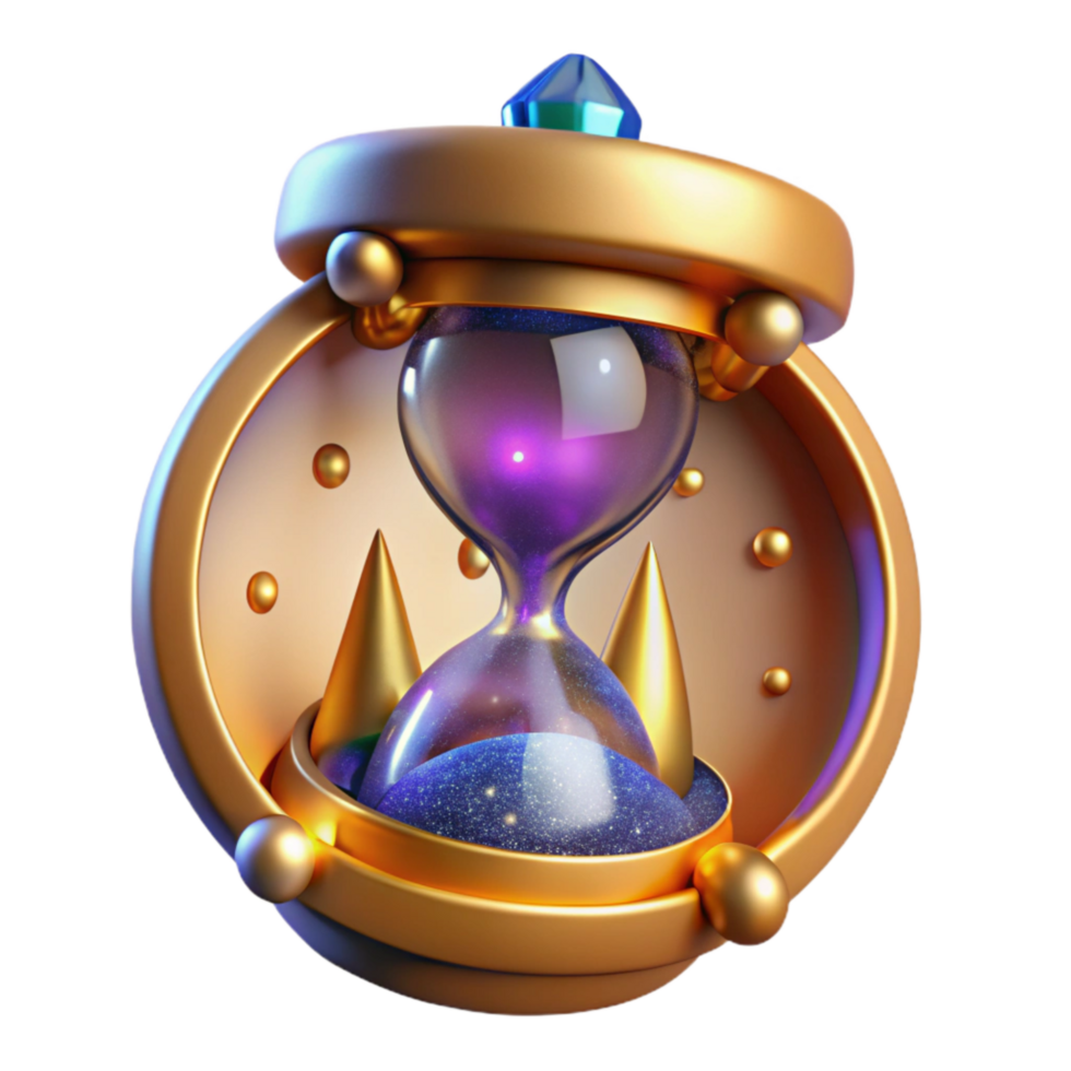 dramatic vintage Digital Timer with Custom Settings Transparent Background high quality png