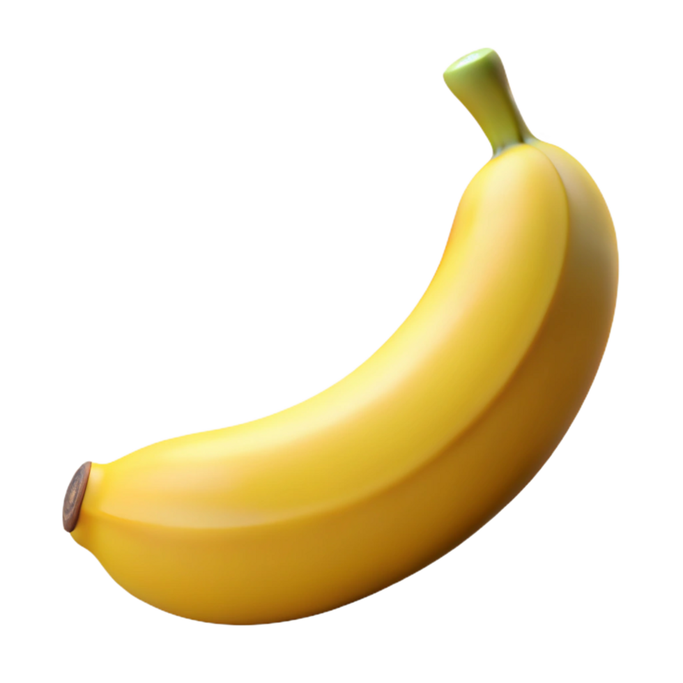 enchanting timeless One large, ripe banana NO BACKGROUND with Transparent Background. png