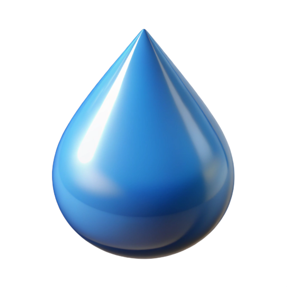 exquisite reflective surreal Raindrop NO BACKGROUND with Transparent Background. high quality png