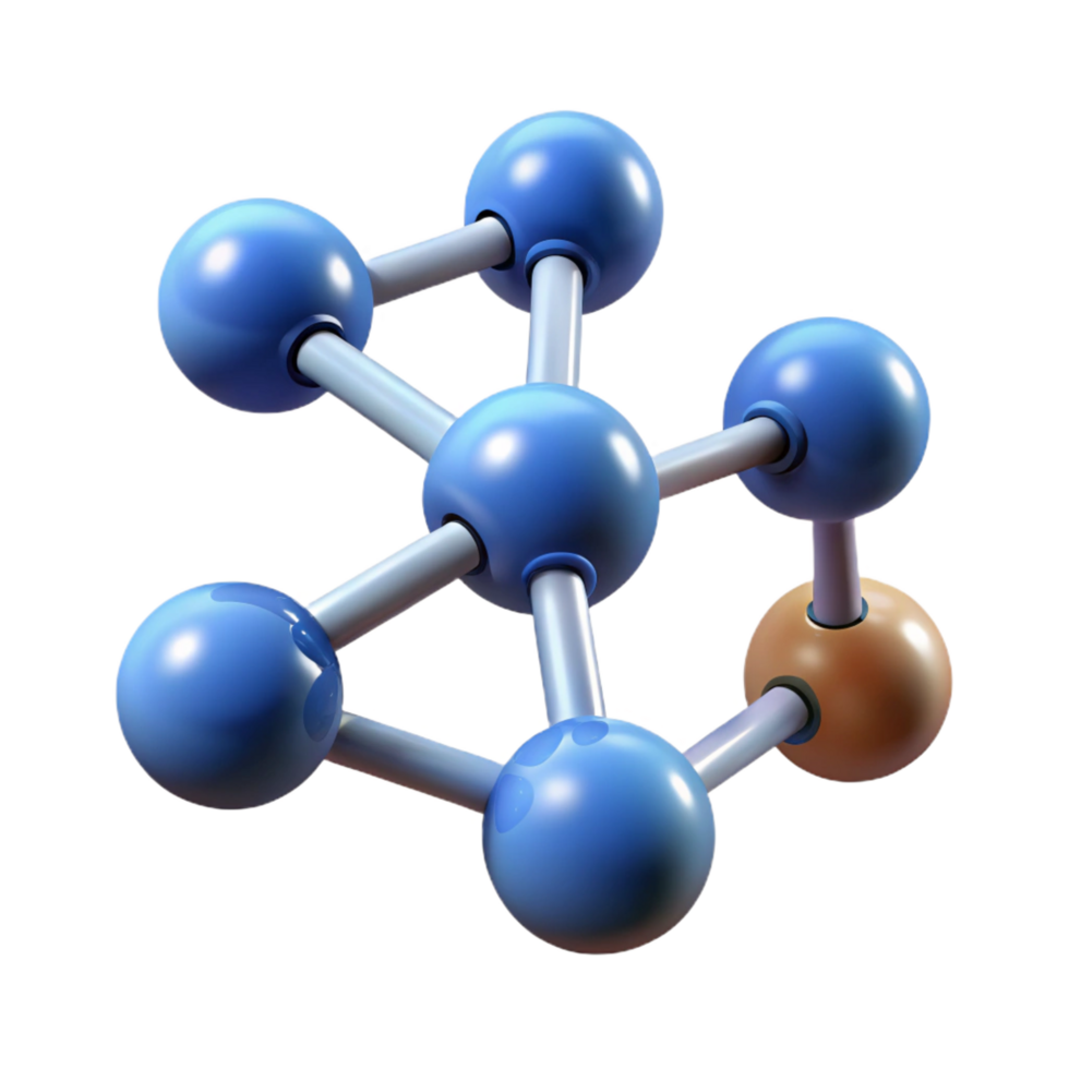 majestic standout Chemical engineering molecule NO BACKGROUND with Transparent Background. png
