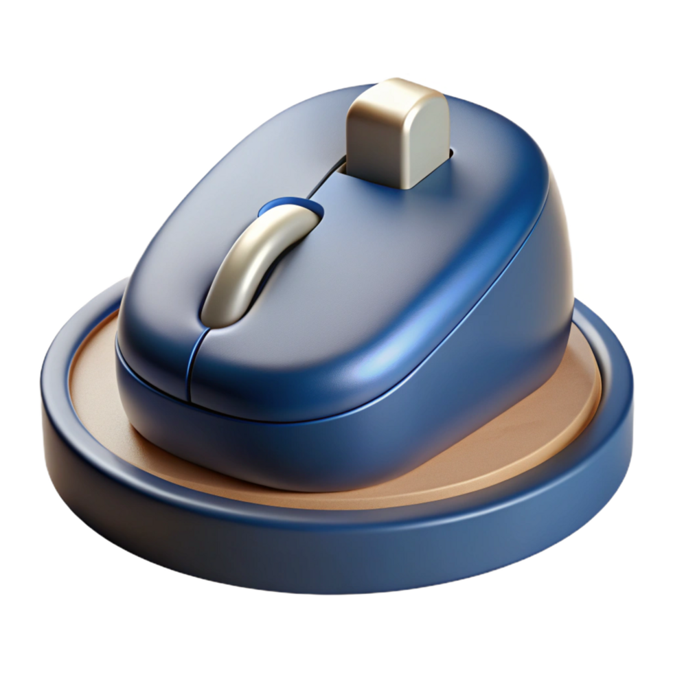 wonderful urban Wireless mouse with charging dock NO BACKGROUND with Transparent Background. elite png