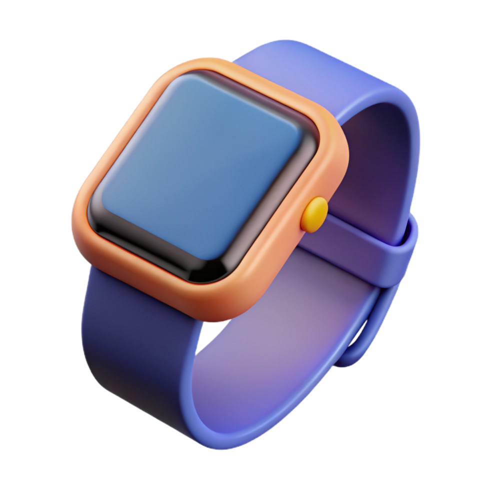 dramatic mysterious tropical Smartwatch with interchangeable bands NO BACKGROUND with Transparent Background. museum quality png
