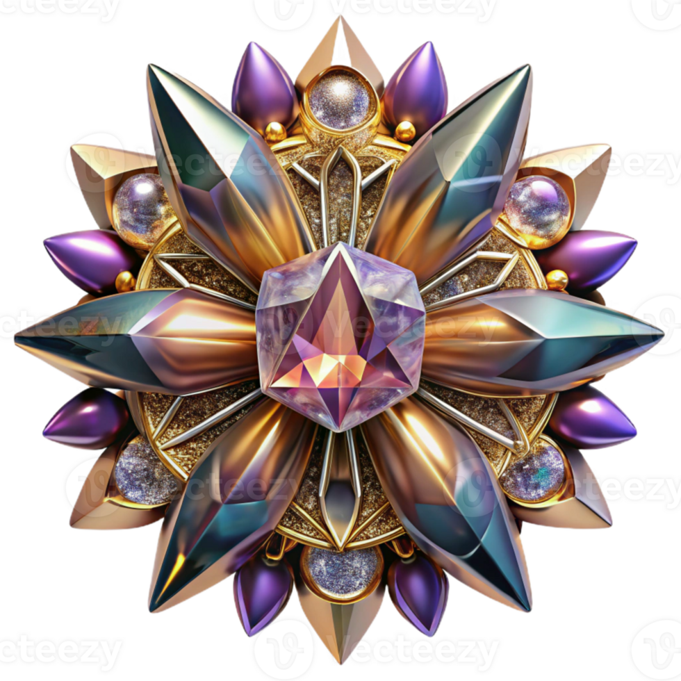 dramatic artistic Dreamlike Kaleidoscope Imagery Transparent Background authentic png