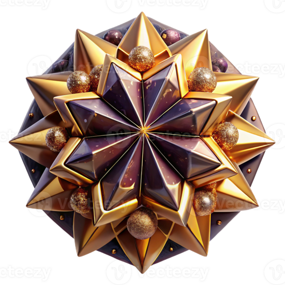 elegant classic Dynamic Kaleidoscope Motion Isolated Element detailed png