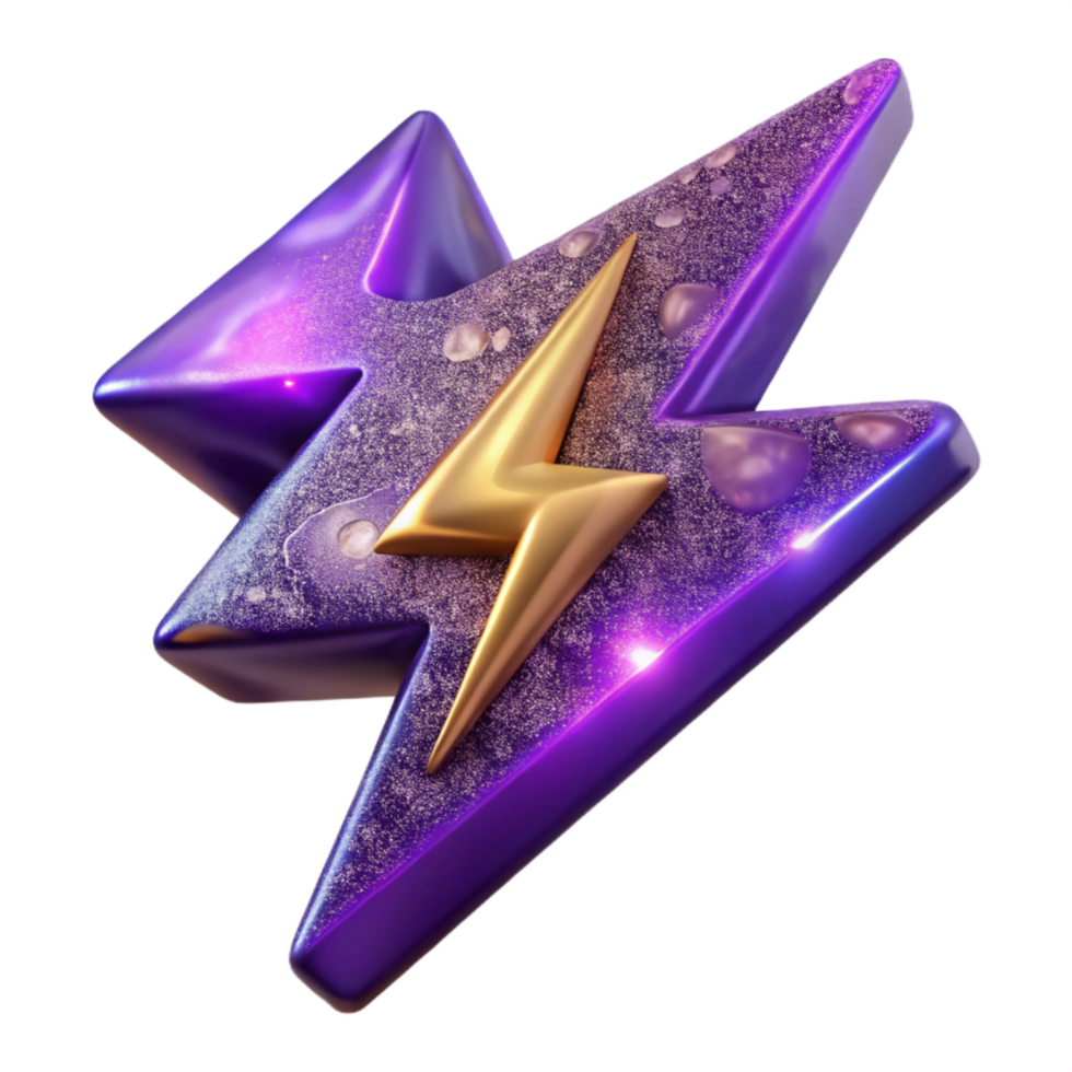 serene traditional Electric Purple Lightning Bolt Vfx Transparent Background exclusive png