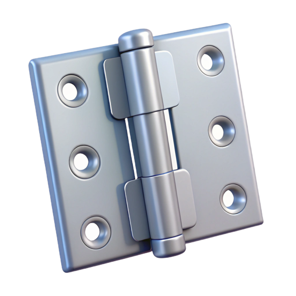 dramatic stunning Door hinge NO BACKGROUND with Transparent Background. precision png