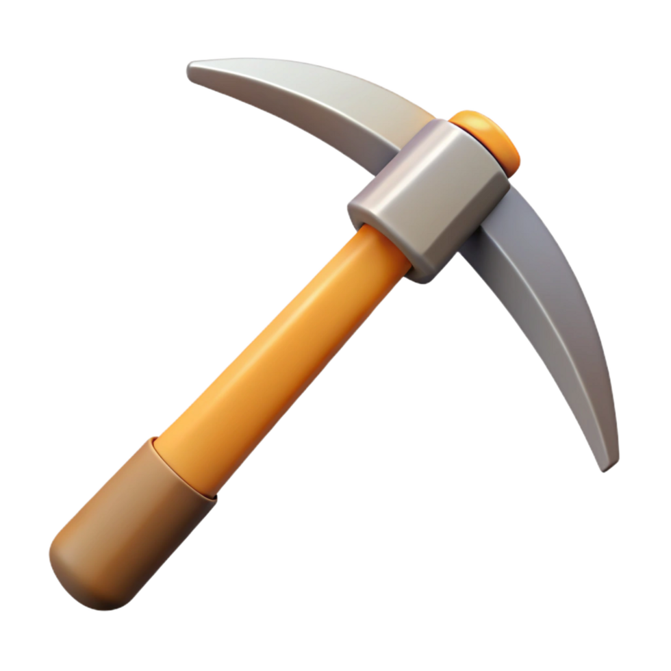 hypnotic classic Pickaxe NO BACKGROUND with Transparent Background. exclusive png