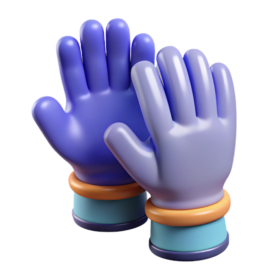 mysterious mesmerizing Gloves NO BACKGROUND with Transparent Background. sharp png
