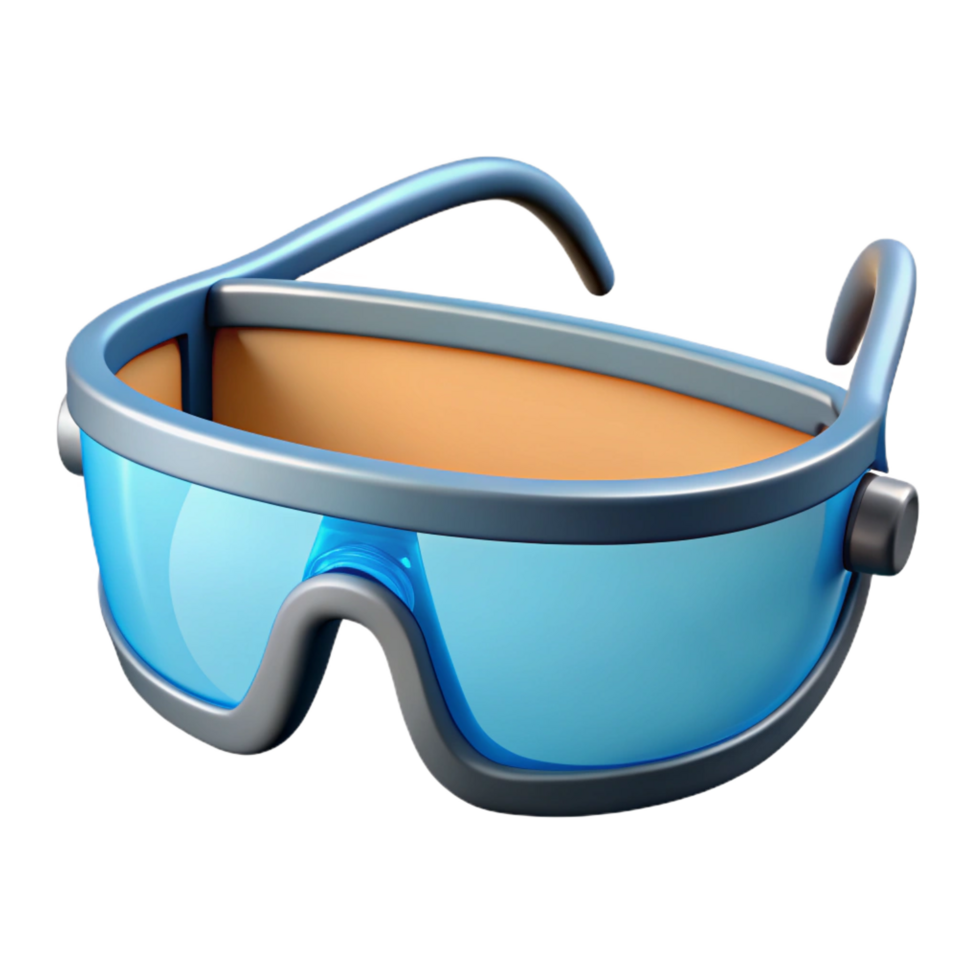 unparalleled nordic Safety glasses NO BACKGROUND with Transparent Background. 8K png