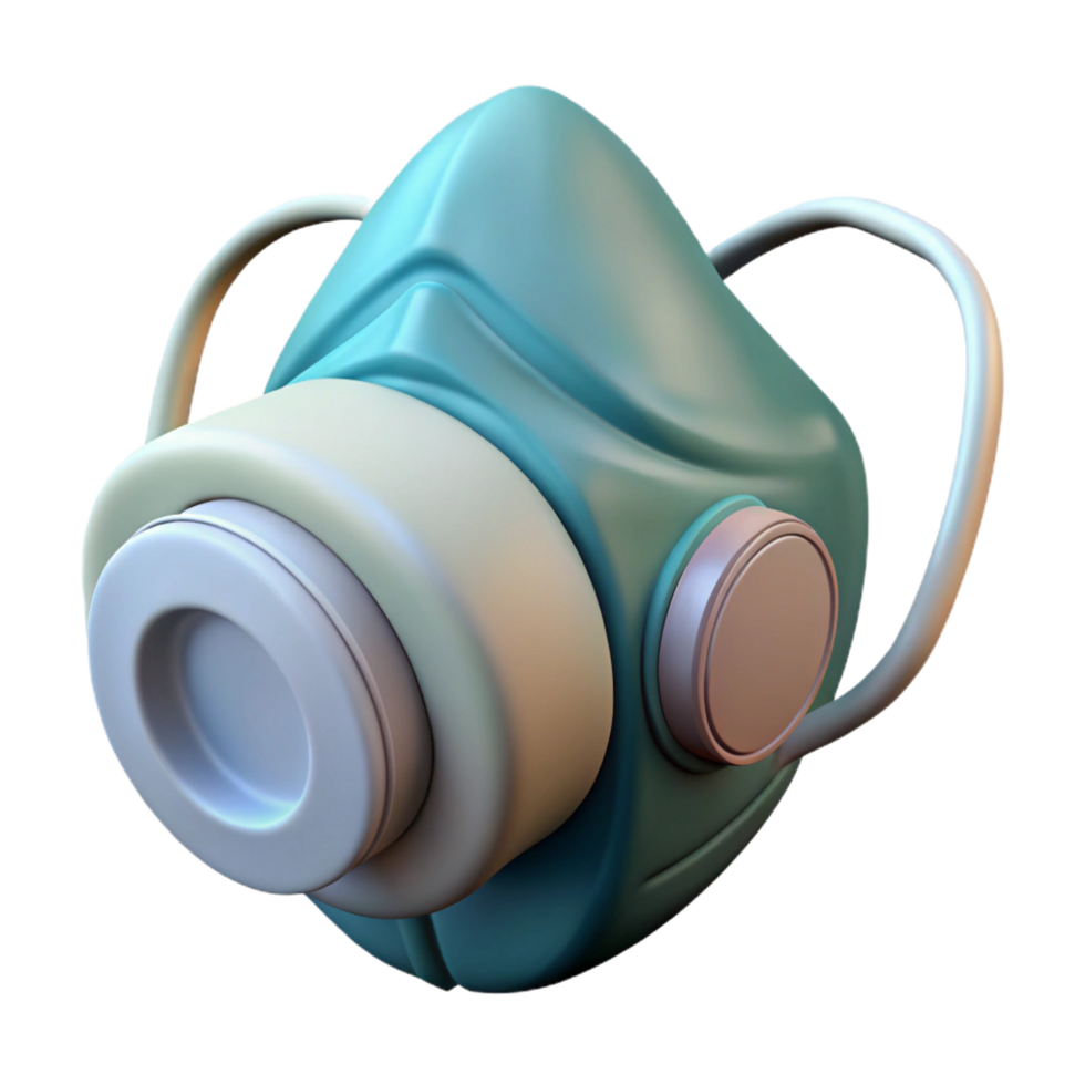inspired nordic Dust mask NO BACKGROUND with Transparent Background. high resolution png