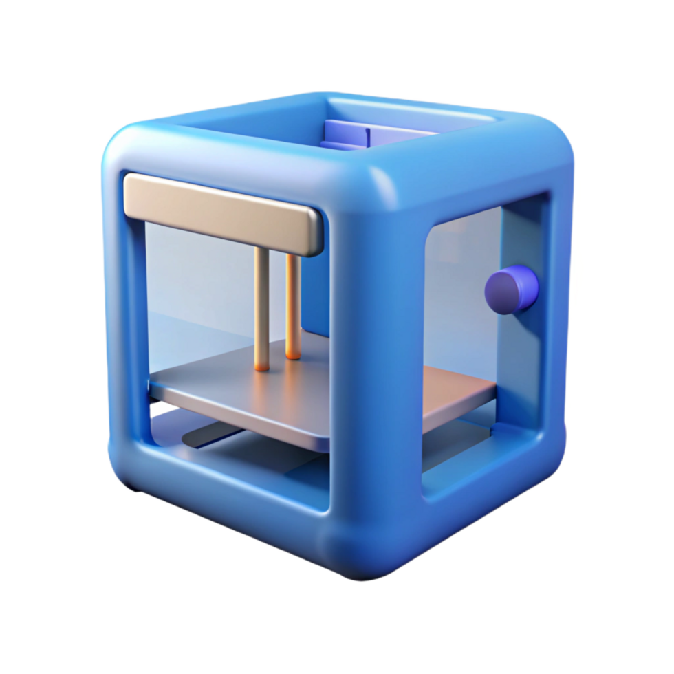 playful fascinating 3D printer NO BACKGROUND with Transparent Background. precision png