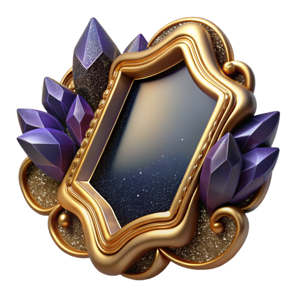 stunning modern Empty Picture Frame Cutout Isolated detailed png