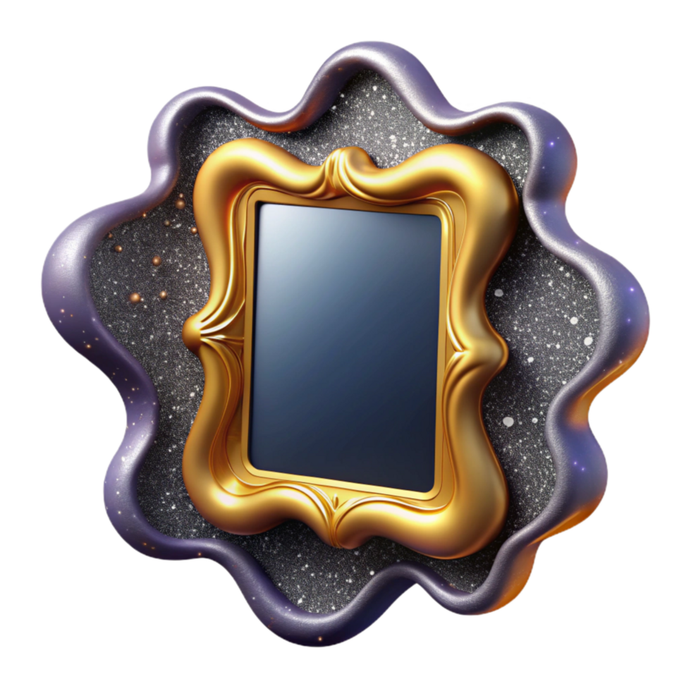 extraordinary artistic Empty Picture Frame with Shadow Overlay Isolated exclusive png