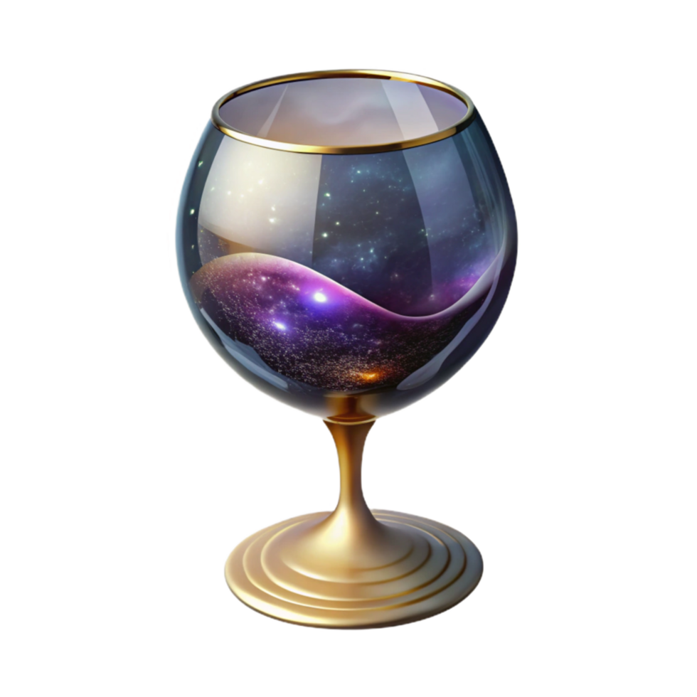 elegant contemporary Empty Wine Glass Transparent Background original png