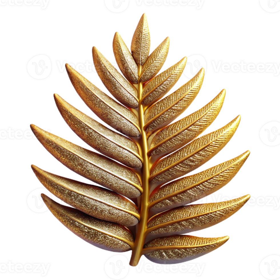 vibrant rustic Fern Frond Detailed Symmetry Isolated Element detailed png