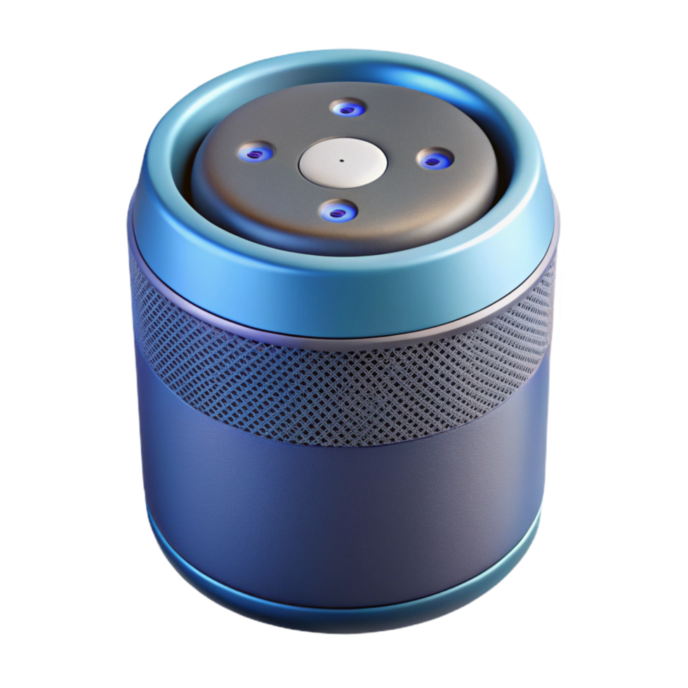 glorious mysterious bohemian Smart speaker with voice assistant activated. NO BACKGROUND with Transparent Background. artisan png