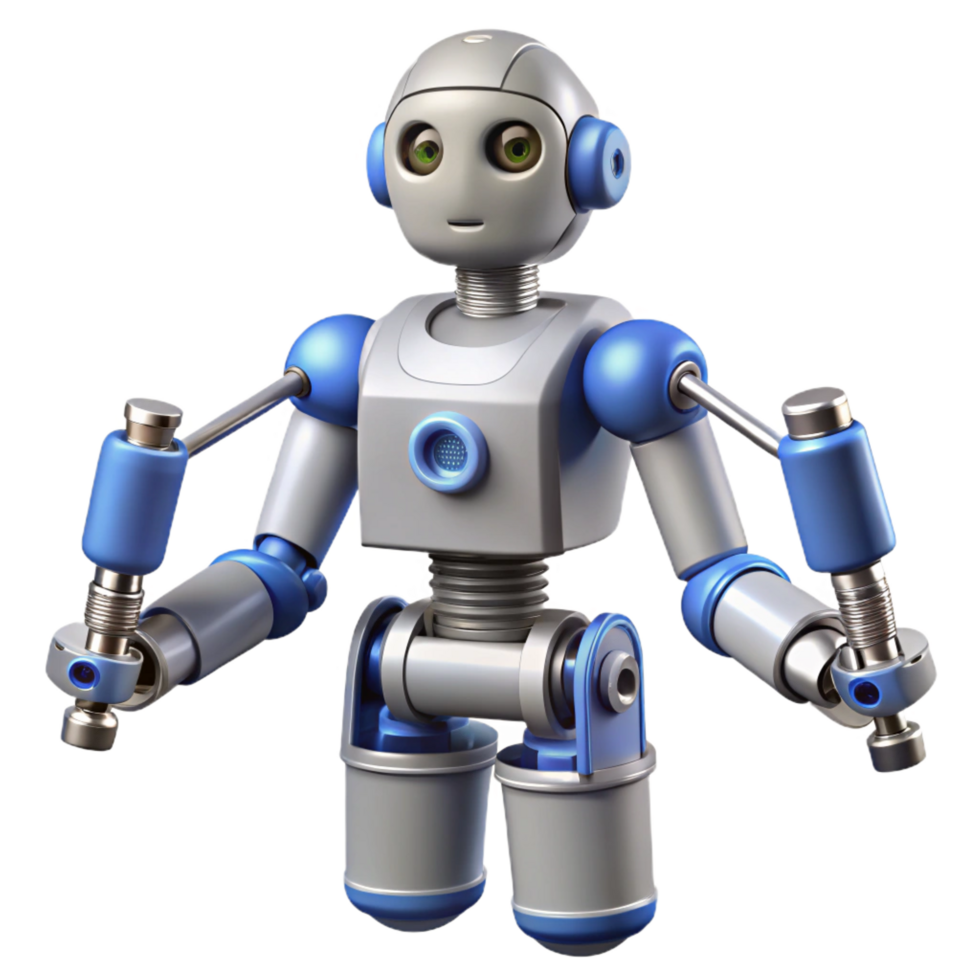 nostalgic alluring Surgical robot with robotic arms. NO BACKGROUND with Transparent Background. luxury png
