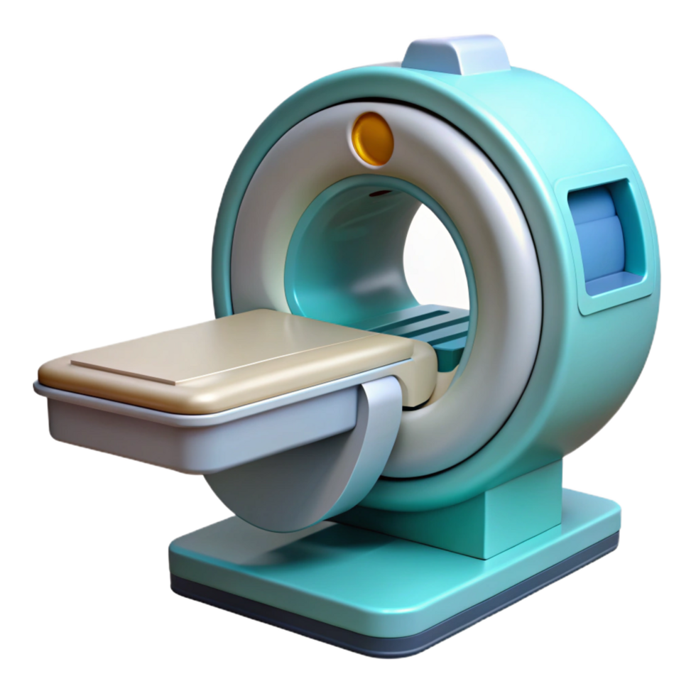 pristine exemplary Medical scanner with detailed imaging. NO BACKGROUND with Transparent Background. png