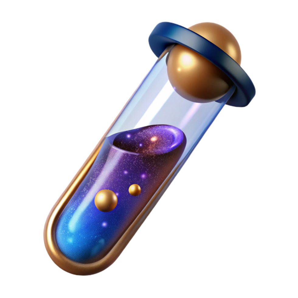 elegant classic Floating Test Tube Science Lab Cutout genuine png