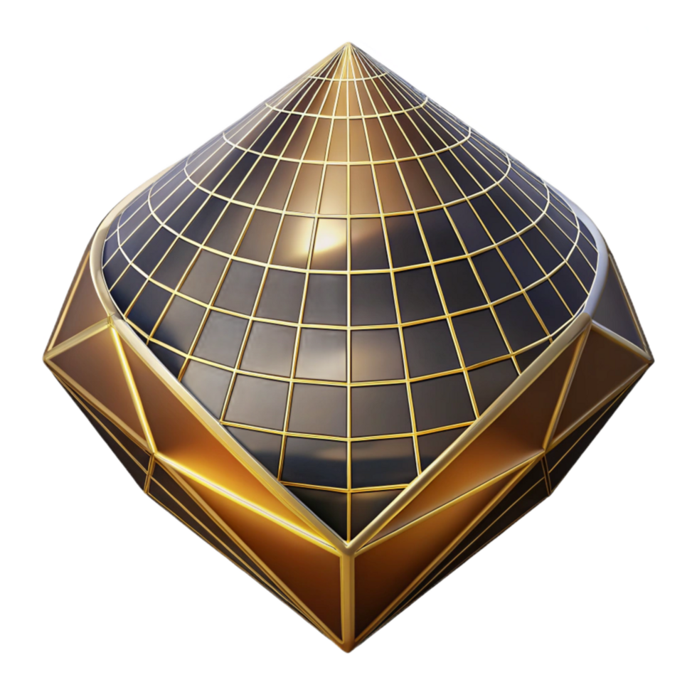 stunning rustic Geometric Grid Transparent Background Perspective View original png