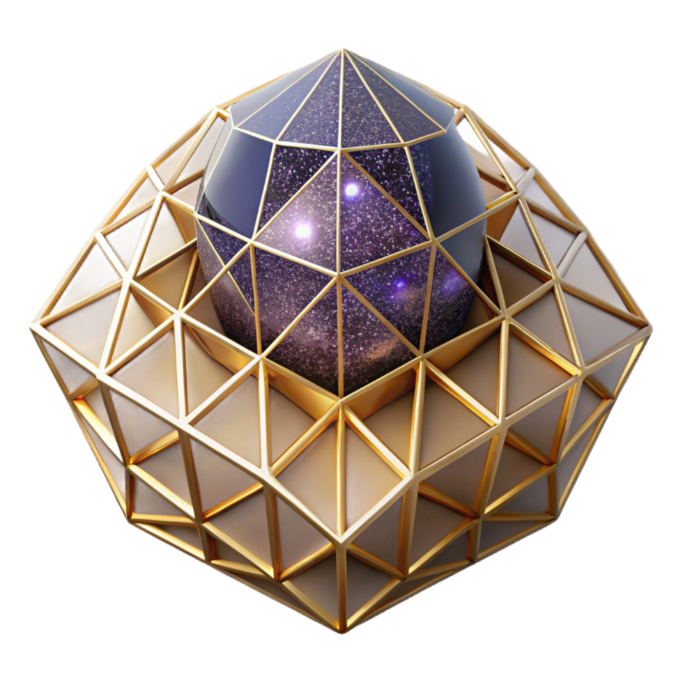 stunning modern Geometric Grid Transparent Background Perspective View exclusive png