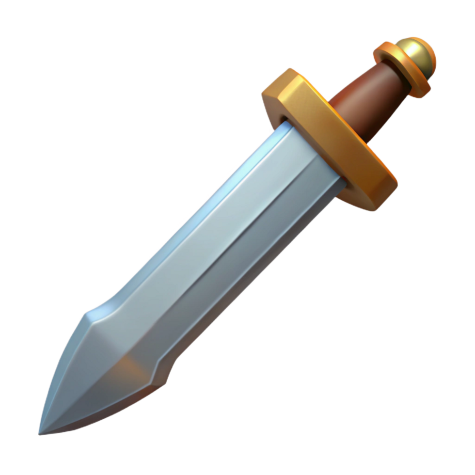 exceptional impressionist Stygian Iron Sword. NO BACKGROUND with Transparent Background. perfect clarity png