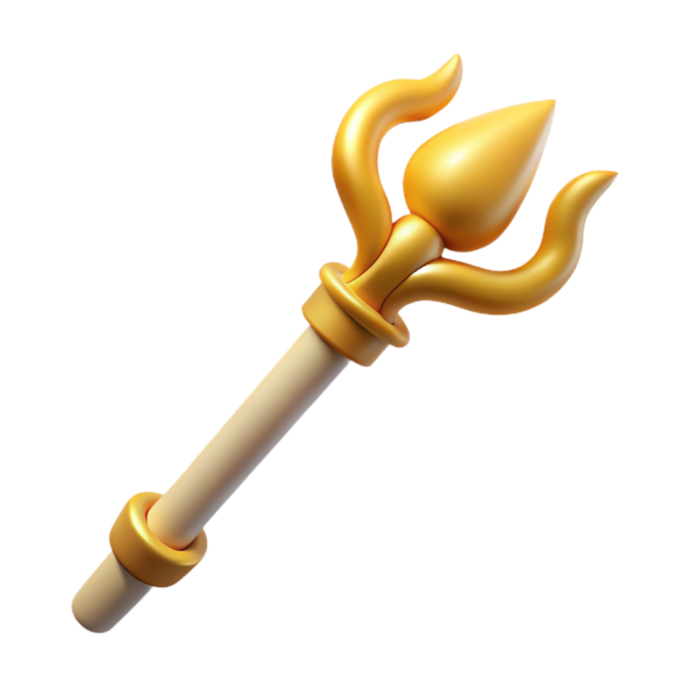 playful spectacular Thyrsus, staff of Dionysus. NO BACKGROUND with Transparent Background. gallery standard png