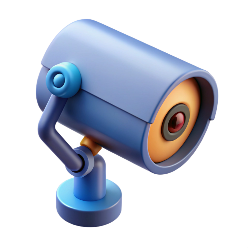 majestic unforgettable Security camera with motion detection activated NO BACKGROUND with Transparent Background. png
