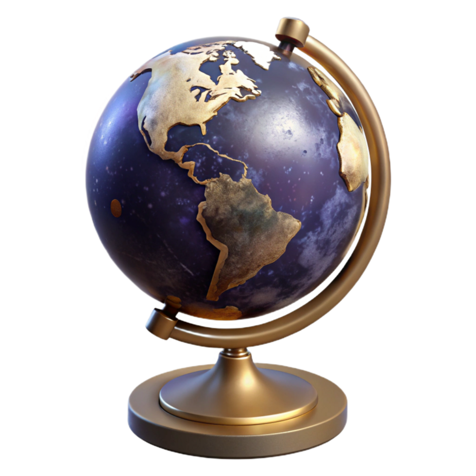 stunning traditional Globe with Stand Side View Cutout professional png