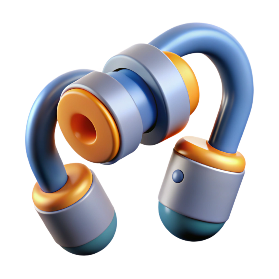unparalleled rustic Wireless earbuds with noise cancellation NO BACKGROUND with Transparent Background. premium png