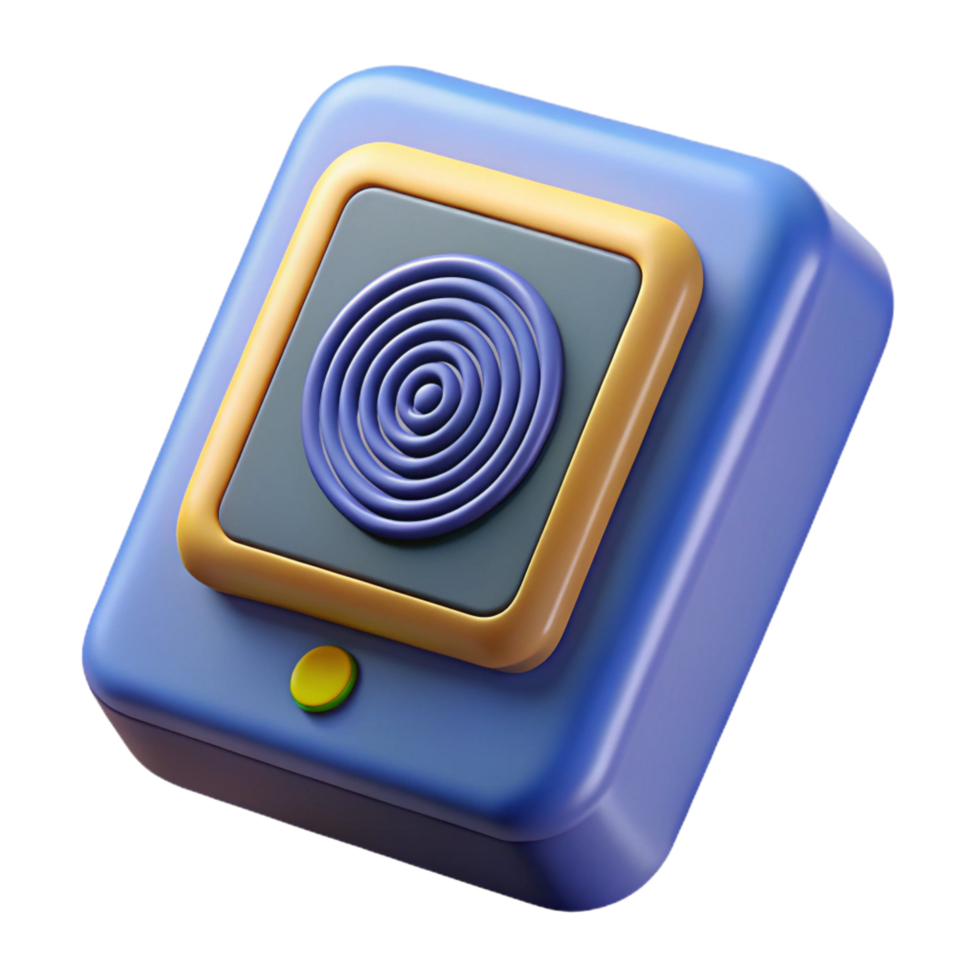 rare creative Biometric scanner NO BACKGROUND with Transparent Background. high resolution png