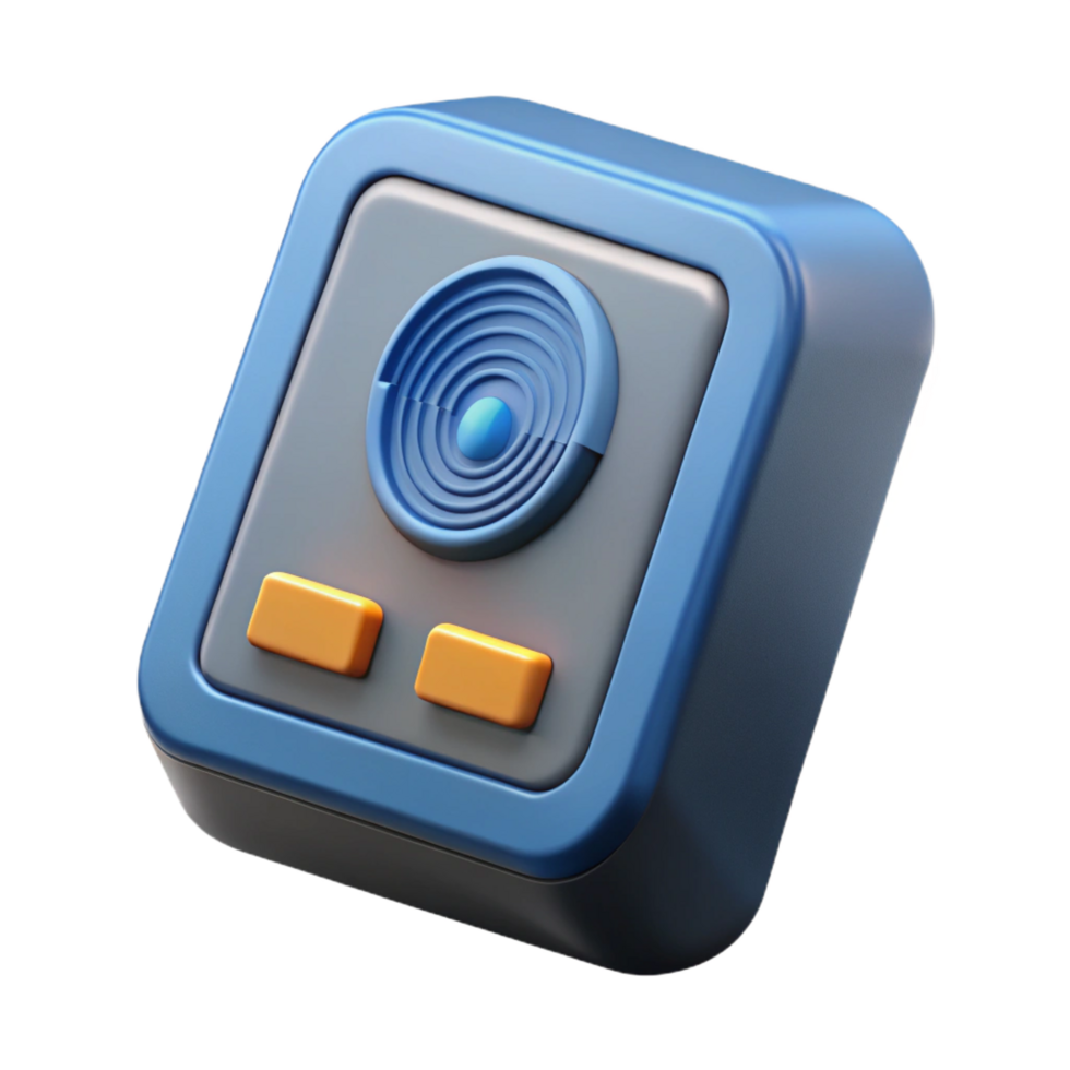 sought-after renaissance Biometric scanner NO BACKGROUND with Transparent Background. flawless png