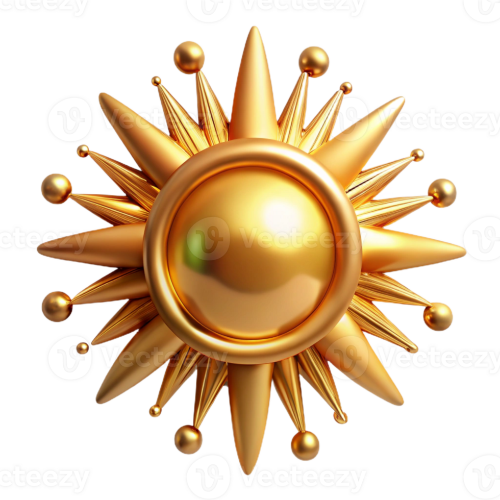 stunning minimalist Golden Sunbeams Cutout with Warm Light high quality png